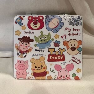 Disney Winnie the Pooh & Toy Story Compact Mirror Pocket Makeup Mirror NWT